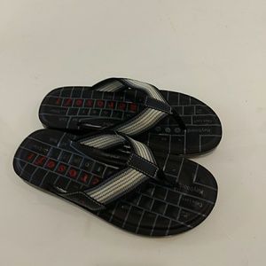 Aerosoft Mens Frank Black Keyboard Sandals New
